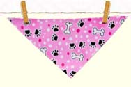 Neckerchief for dogs made by Dee Stuff, Pet Supply, Redding, California