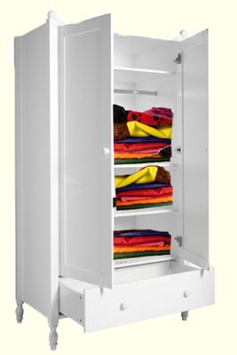 closet full with dog jackets