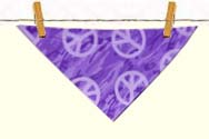 Neckerchief for dogs made by Dee Stuff, Pet Supply, Redding, California