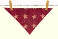 Neckerchief for dogs made by Dee Stuff, Pet Supply, Redding, California