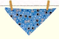Neckerchief for dogs made by Dee Stuff, Pet Supply, Redding, California