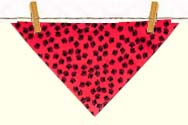 Neckerchief for dogs made by Dee Stuff, Pet Supply, Redding, California