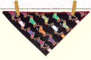 Neckerchief for dogs made by Dee Stuff, Pet Supply, Redding, California