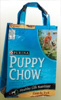 Tote bag with dog theme